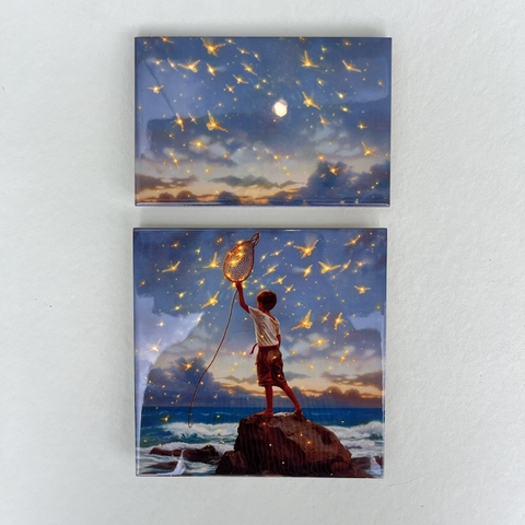 Conjunto Azulejos - Menino Vagalume