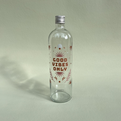 Garrafa Vidro - Good Vibes Only