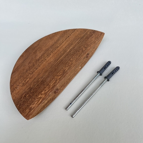 Prateleira Madeira Meia Lua