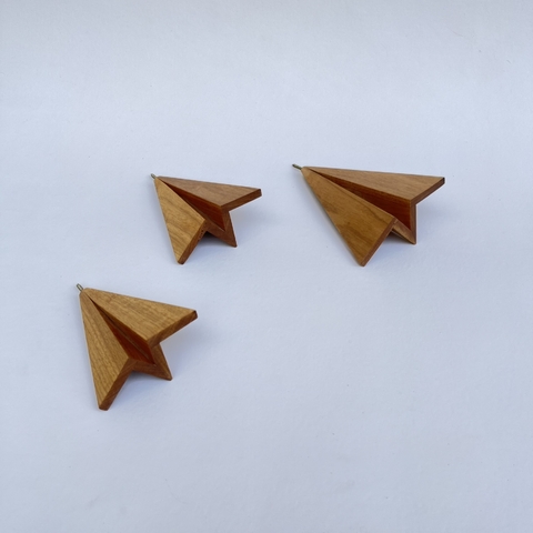 Conjunto Aviões de Madeira