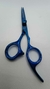 Tesoura Cheema® Profissional com Pino de ajuste Fio Laser 7" Blue Shine - Cor Azul na internet