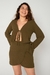 Blusa Manga Nó Verde Militar - comprar online