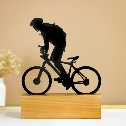 Silhueta troféu , ciclista