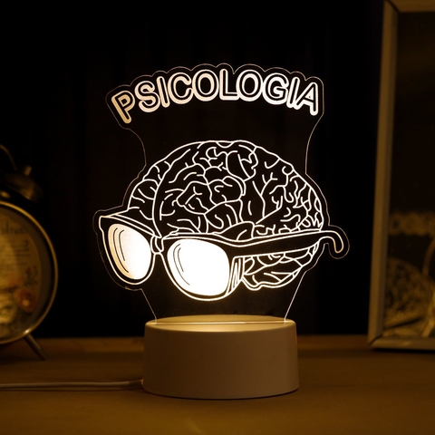 Luminária Cérebro Psicologia