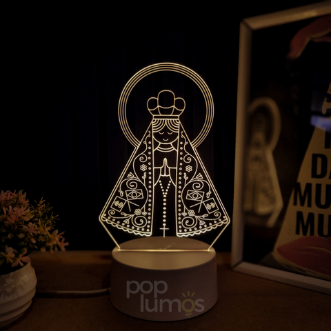 Atacado Luminária - Qualquer modelo do catálogo I Iluminação branco quente (base B3) - PopLumos