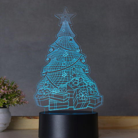 Luminária Led Natal - Árvore de Presentes - loja online