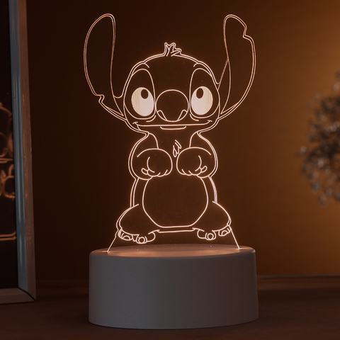 Luminária de Led Stitch - Lilo & Stitch
