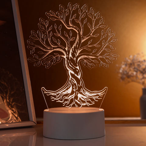 Luminária Led Árvore da Vida