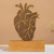 Troféu , adorno de mesa , decoração , coração, médico cardiologista