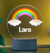 Luminária Arco Íris Personalizada com NOME
