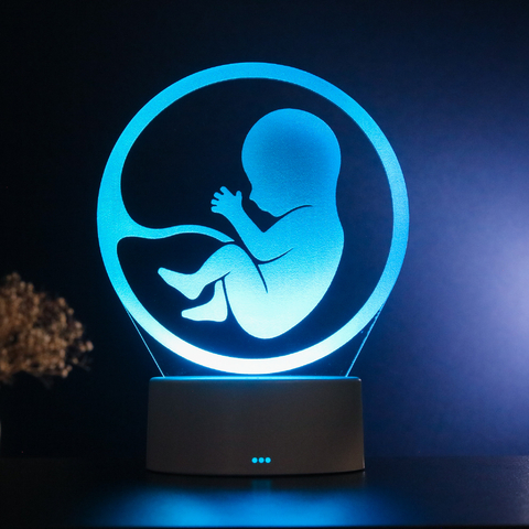 Luminária Led - Bebê Feto