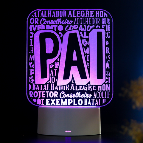 Luminária de Led - Pai e suas qualidades