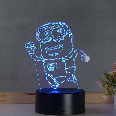 Luminária Led - Minion Correndo