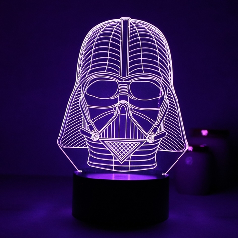 Luminária De Mesa Led 3D | Darth Vader - Star Wars - loja online