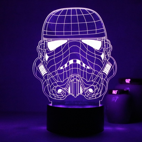 Luminária De Mesa Led 3D | Stormtropper - Star Wars - loja online