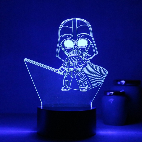 Luminária De Mesa Led 3D | Mini Darth Vader - Star Wars - loja online