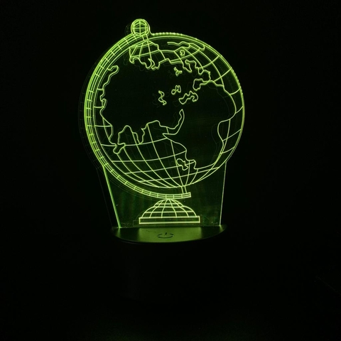 Luminária De Mesa Led 3D | Globo Terrestre - loja online