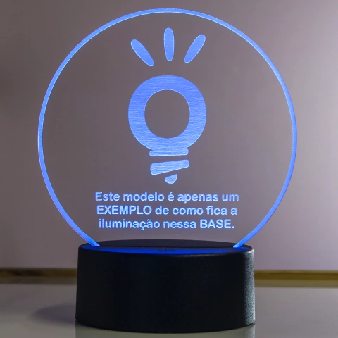 Luminária Arco-Íris Personalizada com NOME