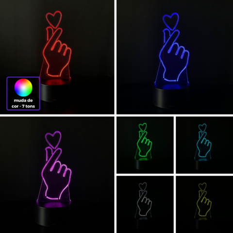 Luminária De Mesa Led 3D | K-Pop - BTS