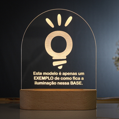 Luminária Led - "Feliz dia das Mães, te amo Mãe" - loja online
