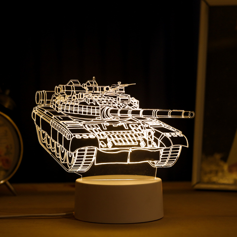 Luminária Led - Tanque de Guerra