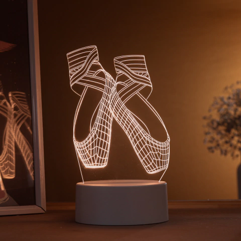 Luminária Led - Sapatilha de balé
