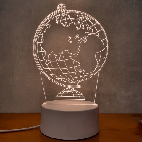 Luminária De Mesa Led 3D | Globo Terrestre na internet