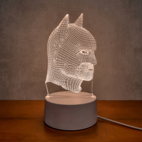 Luminária led 3D - Batman - loja online