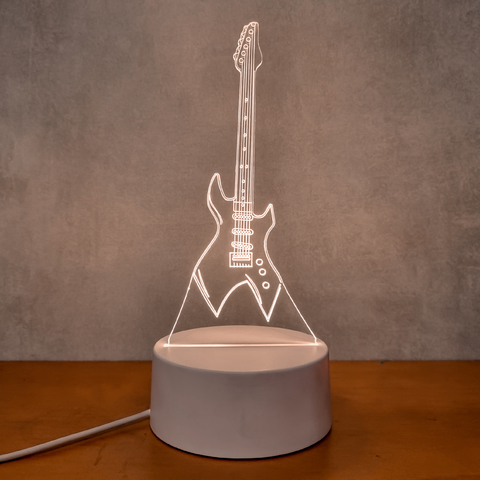 Luminária De Mesa Led 3D | Guitarra | Abajur na internet