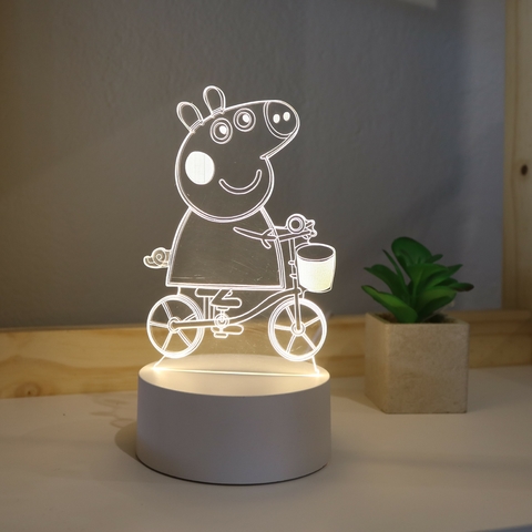 Luminária de Mesa Led 3D | Peppa Pig na internet