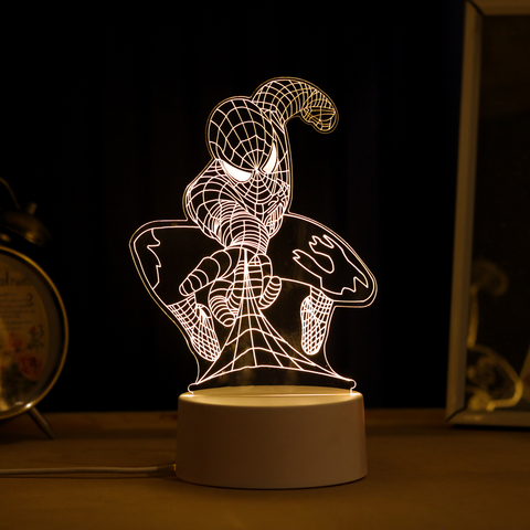 Luminária Led Homem Aranha