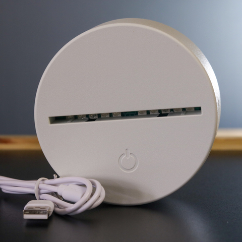 Luminária led 3D - Montanha com Estrelas na internet