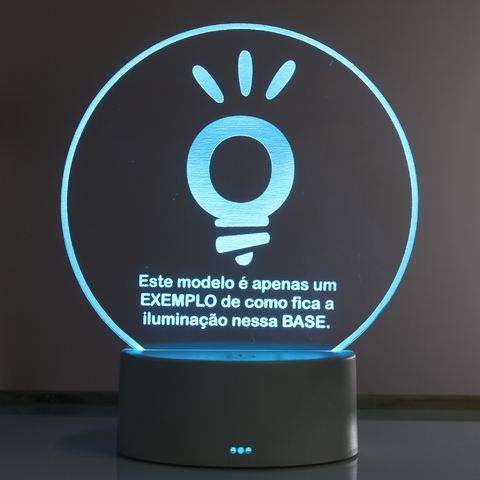 Luminária De Mesa Led 3D | Anjinho