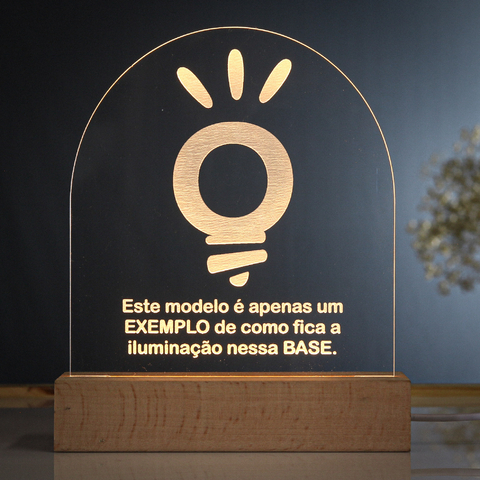 Luminária led 3D - céu com estrelas cadente na internet