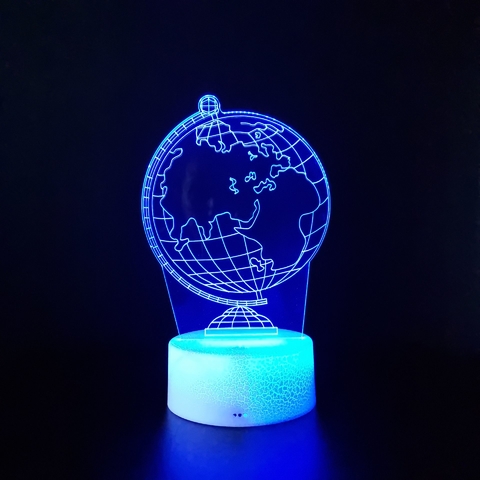 Luminária De Mesa Led 3D | Globo Terrestre na internet