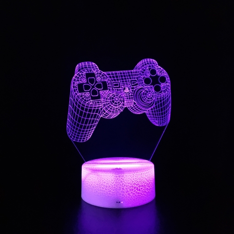 Luminária De Mesa Led 3D | Controle Playstation - PopLumos