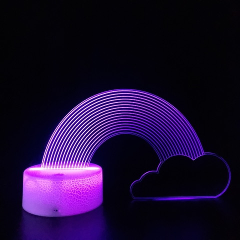 Luminária Led de mesa - Arco-Íris - loja online
