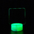 Luminária Lousa de Escrever - Base craquelada, iluminação 7 cores - comprar online