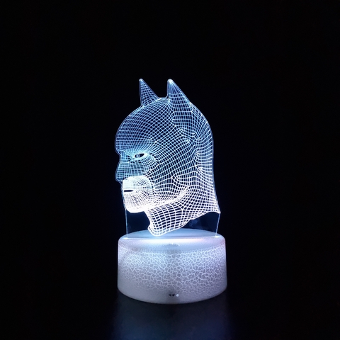 Luminária led 3D - Batman