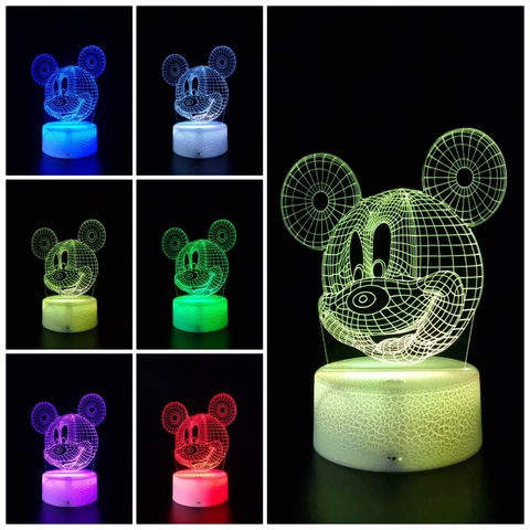 Luminária De Mesa Led 3D | Mickey Busto - Disney - loja online