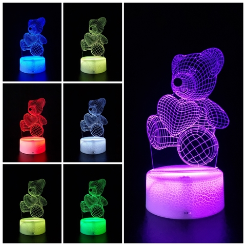 Luminária Urso Coração na internet