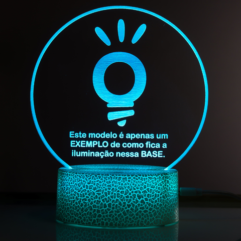 Luminária Led - Frase "Aquele que te guarda não dorme" - loja online