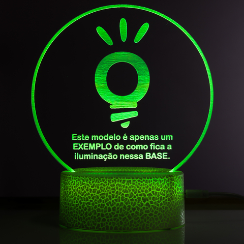 Luminária De Mesa Led 3D | Helicóptero