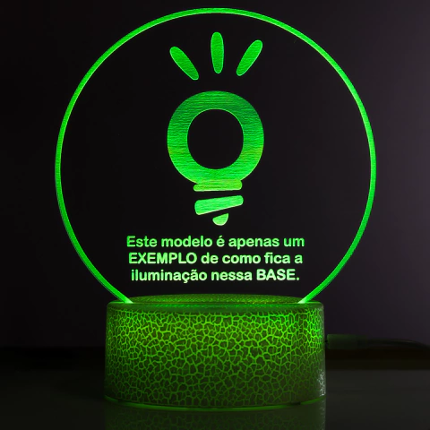 Luminária De Mesa Led 3D | Motocross Empinando na internet