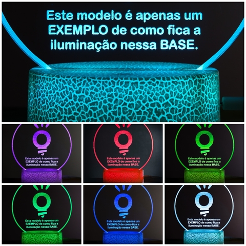 Luminária led 3D - SIGNO Gêmeos