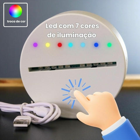 Luminária Led Corpo Humano - Cérebro na internet