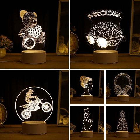 Atacado Luminária - Qualquer modelo do catálogo I Iluminação branco quente (base B3)