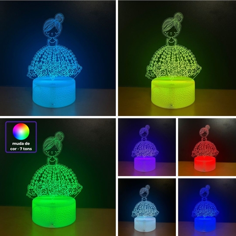 Luminária de bailarina criança - comprar online
