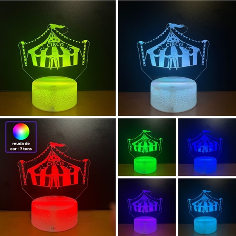 Luminária de circo