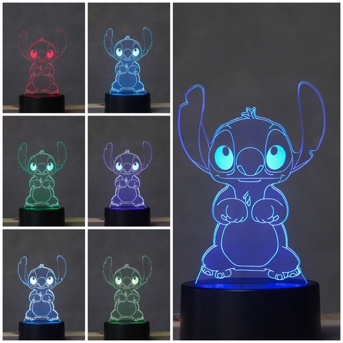 Luminária de Led Stitch - Lilo & Stitch - loja online